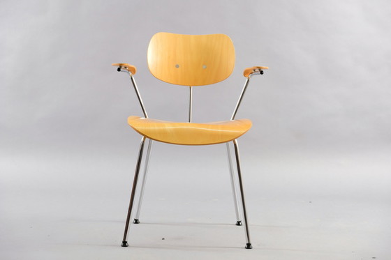 Image 1 of Mid Century SE68 - Chaise avec accoudoirs de Egon Eiermann pour Wilde