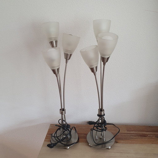 Table lamp - Closet lamp - Vandeheg - Chalice lamp - 3 Chalices - Set