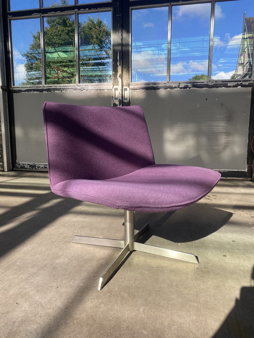 Purple Mid - Century Modern Catifa 60'S Chair