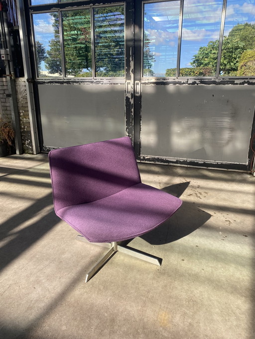 Purple Mid - Century Modern Catifa 60'S Chair