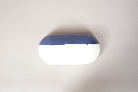 Image 1 of Small pill-shaped vintage pewter cabinet, 1970s