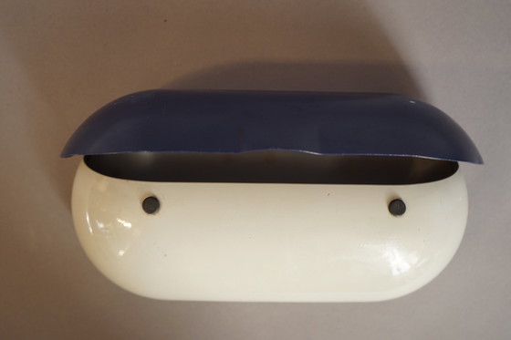 Image 1 of Small pill-shaped vintage pewter cabinet, 1970s