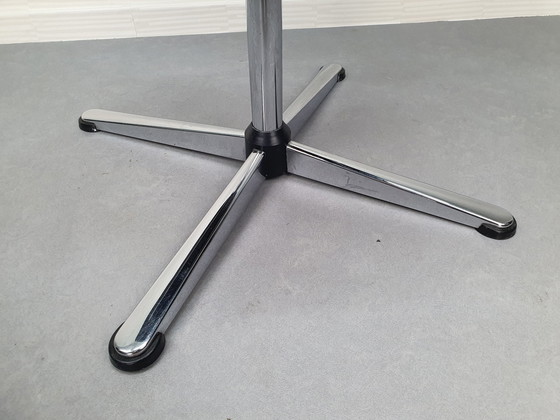 Image 1 of Seuderop Vintage Office Chair/Turned Chair/Chair. Brown Skai.