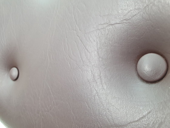 Image 1 of Seuderop Vintage Office Chair/Turned Chair/Chair. Brown Skai.