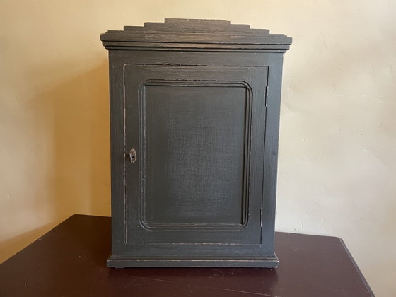 Image 1 of Wall cabinet Kitchen cabinet Toilet cabinet Art Deco 1930s French