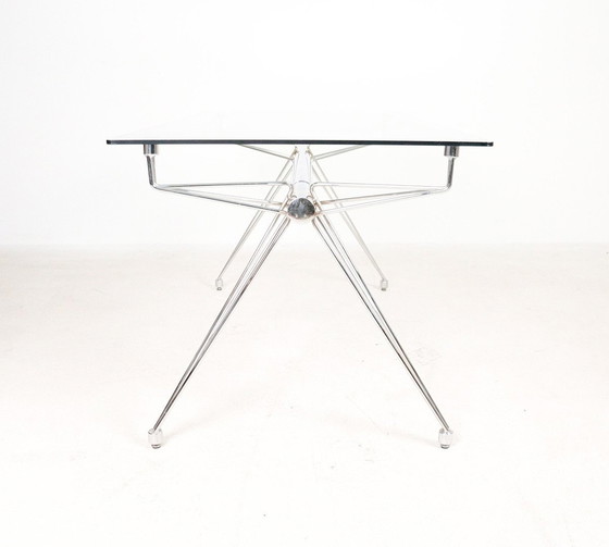 Image 1 of  Italian glass desk/conference table from the 1980s