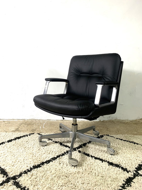 Image 1 of Office Chair In Leatherette By Vaghi, Italy, 1960s