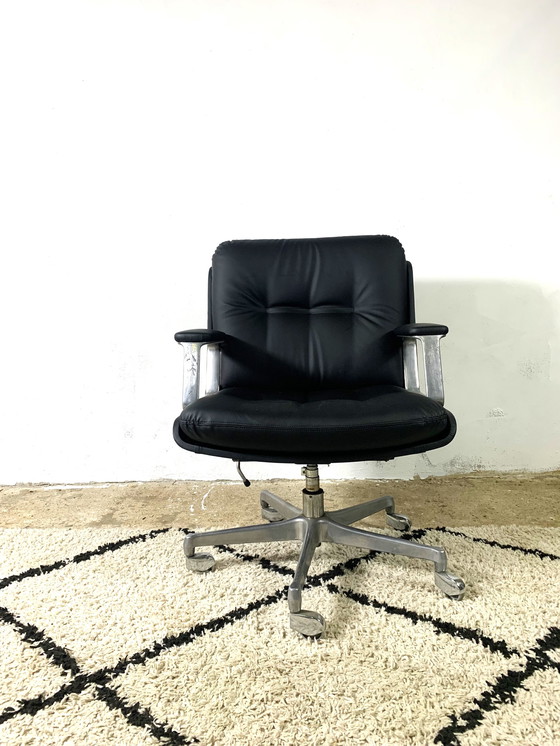 Image 1 of Office Chair In Leatherette By Vaghi, Italy, 1960s