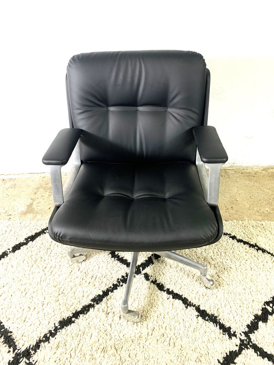 Image 1 of Office Chair In Leatherette By Vaghi, Italy, 1960s