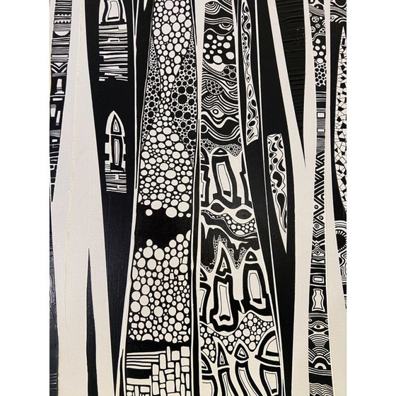 Image 1 of Dipinto d'epoca "Ballata nel Parc Guell" di Alain Carpentier