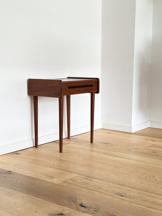 Image 1 of Danish Teak Nightstand Table de chevet Sideboard