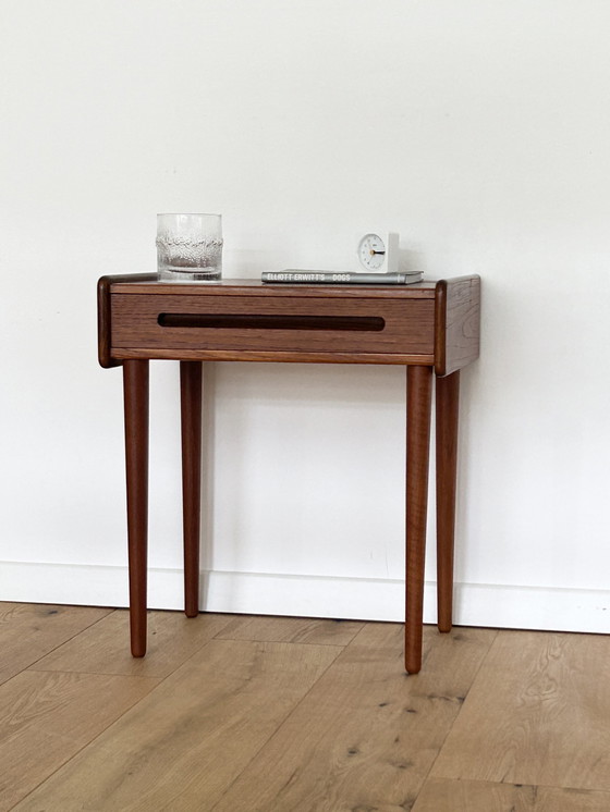 Image 1 of Danish Teak Nightstand Table de chevet Sideboard