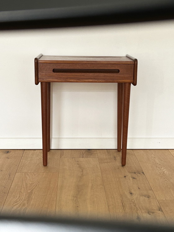 Image 1 of Danish Teak Nightstand Table de chevet Sideboard