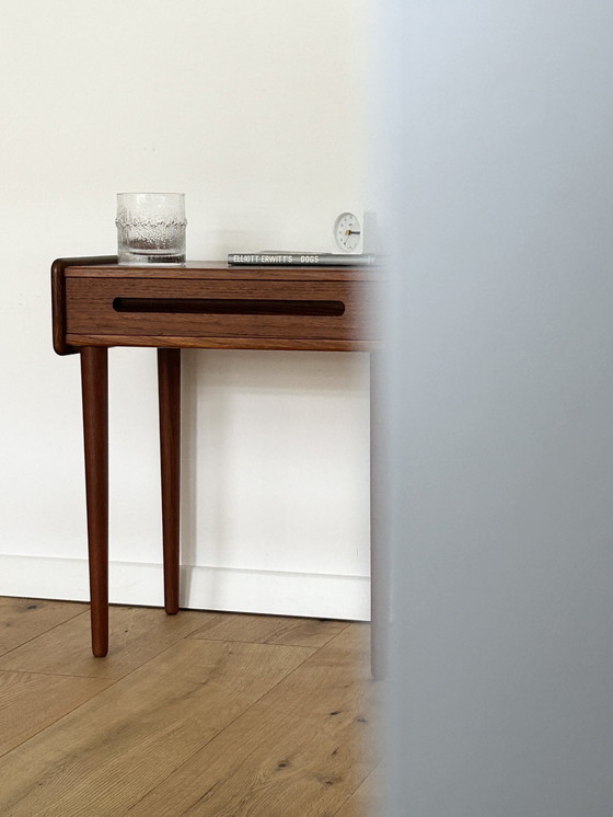 Image 1 of Danish Teak Nightstand Table de chevet Sideboard