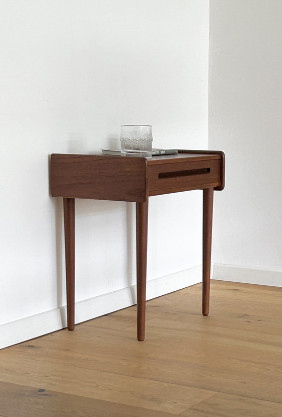 Image 1 of Danish Teak Nightstand Table de chevet Sideboard