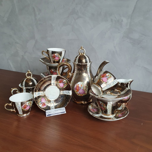 Mug Set 70s Copper Color 9-Piece