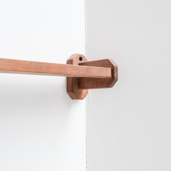 Image 1 of Mensola vintage in rovere di Guillerme et Chambron, Francia 1960