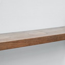 Vintage oak shelf by Guillerme et Chambron, France 1960
