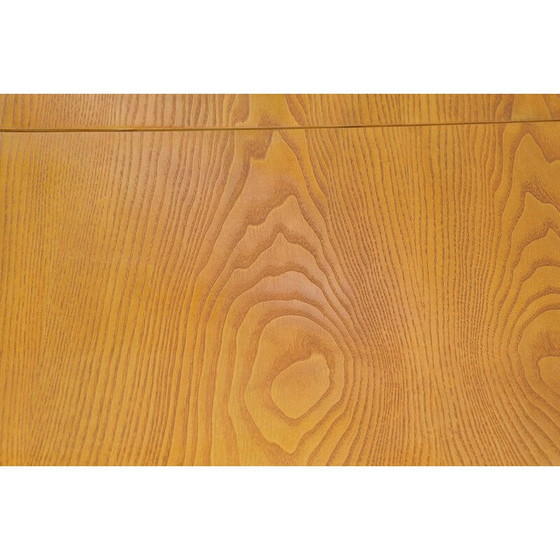 Image 1 of Vintage folding dining table in ash and beech by František Jirák for Tatra nábytok, Czechoslovakia 1970