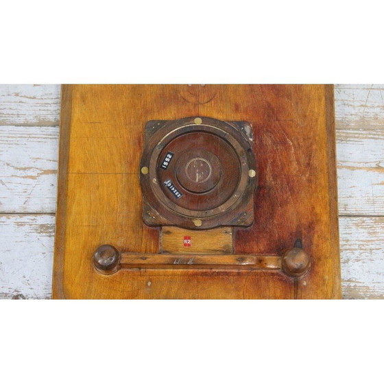 Image 1 of Arte murale vintage in legno misto, 1960