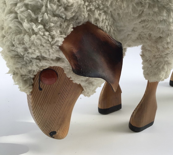 Image 1 of Hanns Peter Krafft Sheep Ottoman