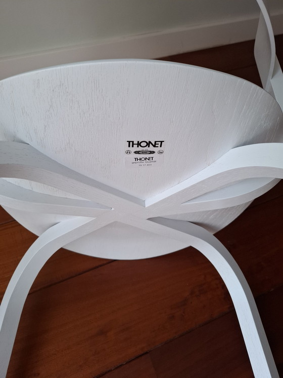 Image 1 of Thonet Dining Chair Model F 404 White