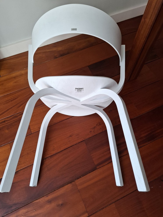 Image 1 of Thonet Dining Chair Model F 404 White