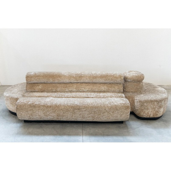 Image 1 of Vintage 3-seater modular sofa in polyurethane and plywood, Italy 1970