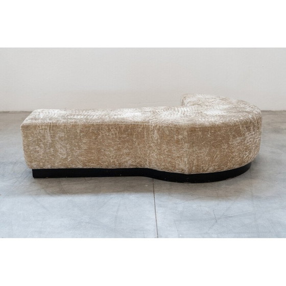 Image 1 of Vintage 3-seater modular sofa in polyurethane and plywood, Italy 1970
