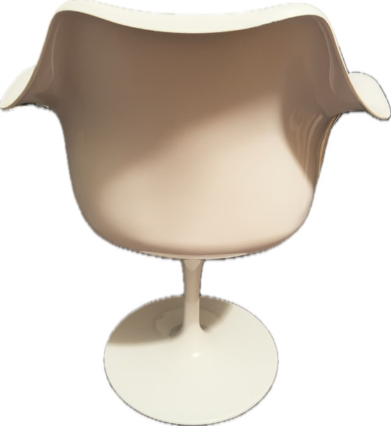 Image 1 of Silla tulipán blanca de Rudi Bonzanini 1970S