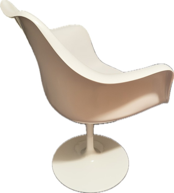 Image 1 of Silla tulipán blanca de Rudi Bonzanini 1970S