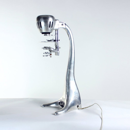 Microproiettore Ken A Vision vintage in alluminio, anni &#39;50