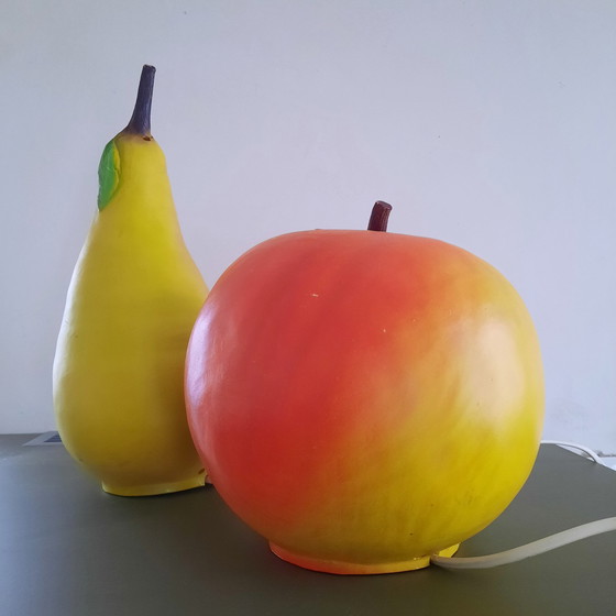 Image 1 of Heico lampes figurines pomme et poire