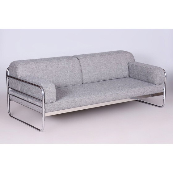 Image 1 of Vintage Bauhaus sofa by Hynek Gottwald, Czech 1930s
