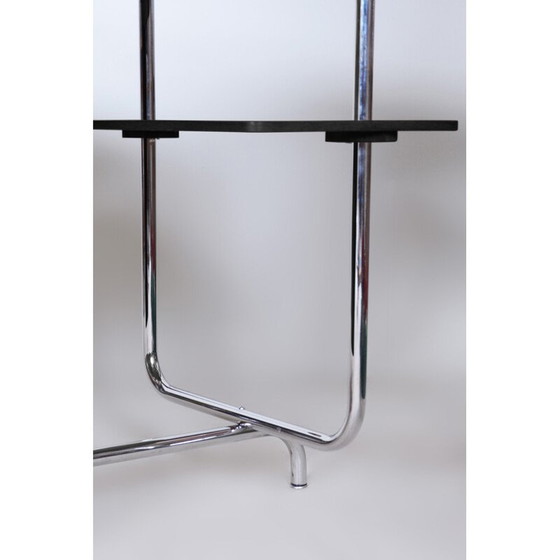 Image 1 of Vintage Bauhaus oakwood writing desk by Jindrich Halabala, 1930s