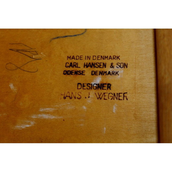 Image 1 of Set of 4 vintage oak and teak chairs 1960s