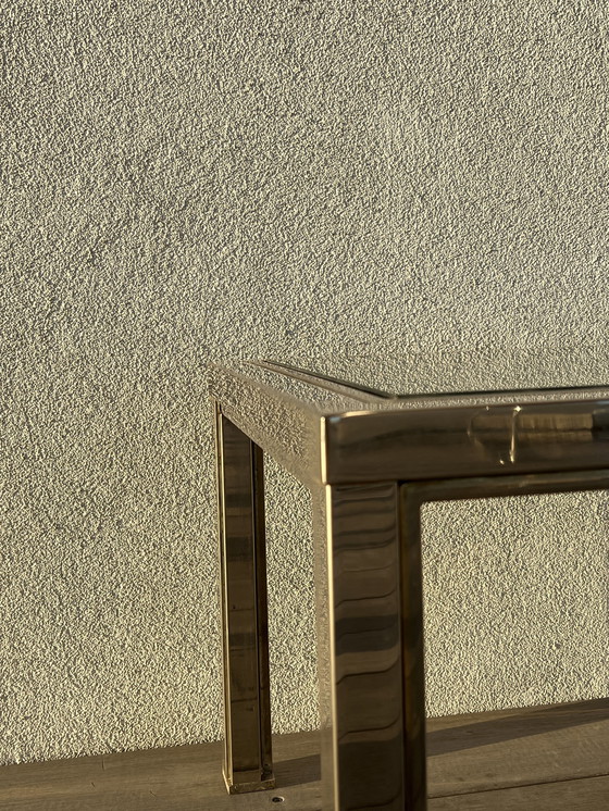 Image 1 of 2x Chrome Side Tables