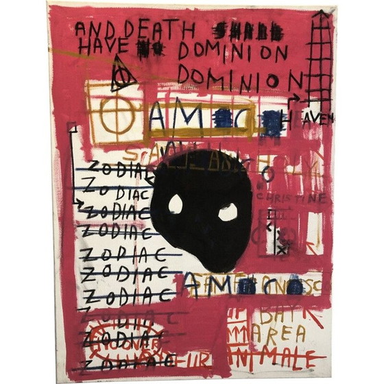 Image 1 of Vintage oil on canvas by Julien Moro-lin, France