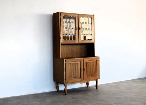 Brutalist Danish Display Cabinet