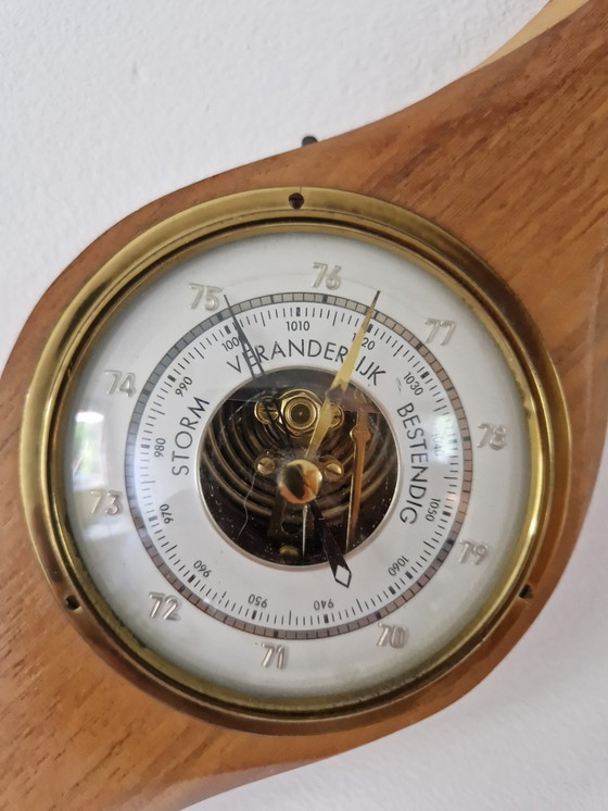 Image 1 of Baromètre vintage à hélice des années 50