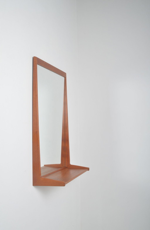 Mirror No. 180 Designed By Kai Kristiansen For Aksel Kjersgaard, 1950s