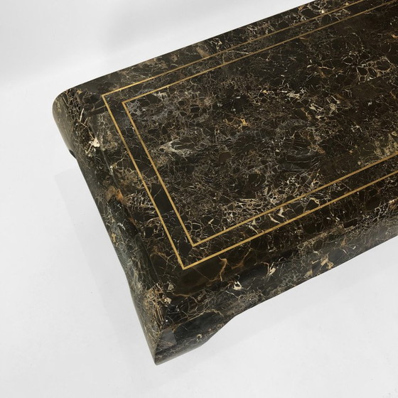Image 1 of Vintage marble coffee table by Maitland-Smith Tessellated ,USA 1980s