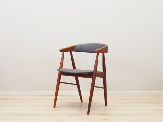 Image 1 of Set Of Four Teak Chairs, Danish Design, 1960S, Designer: Ejner Larsen & Aksel Bender Madsen