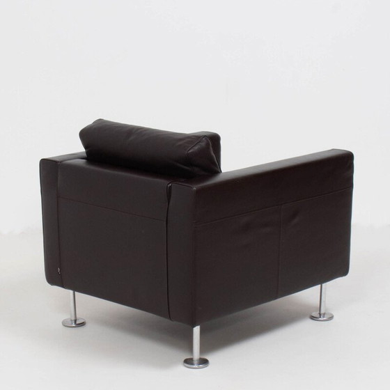 Image 1 of Pair of vintage leather chairs "Park" by Jasper Morrison for Vitra, 2004