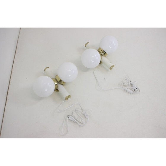 Image 1 of Pair of mid-century wall lamps by Instala Jilove, Czechoslovakia 1970s