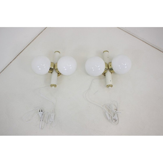 Image 1 of Pair of mid-century wall lamps by Instala Jilove, Czechoslovakia 1970s