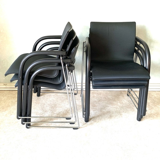 Image 1 of 4x Thonet A320 chairs - Schneider & Boehme