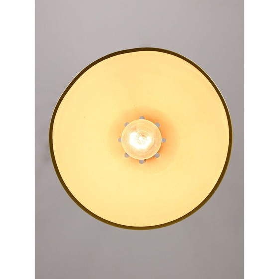Image 1 of Lampada a sospensione vintage in metallo giallo