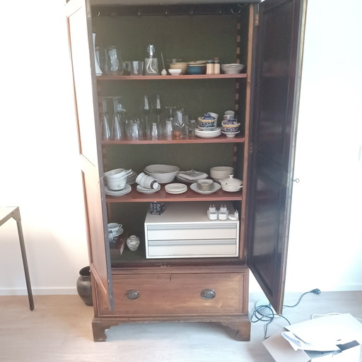 English Antique Cupboard Early 20th Century