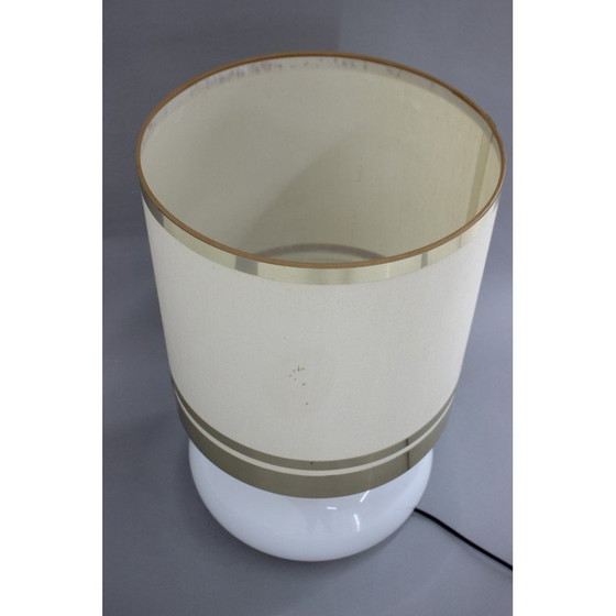 Image 1 of Lampada da tavolo vintage in vetro e ottone, Italia anni '70